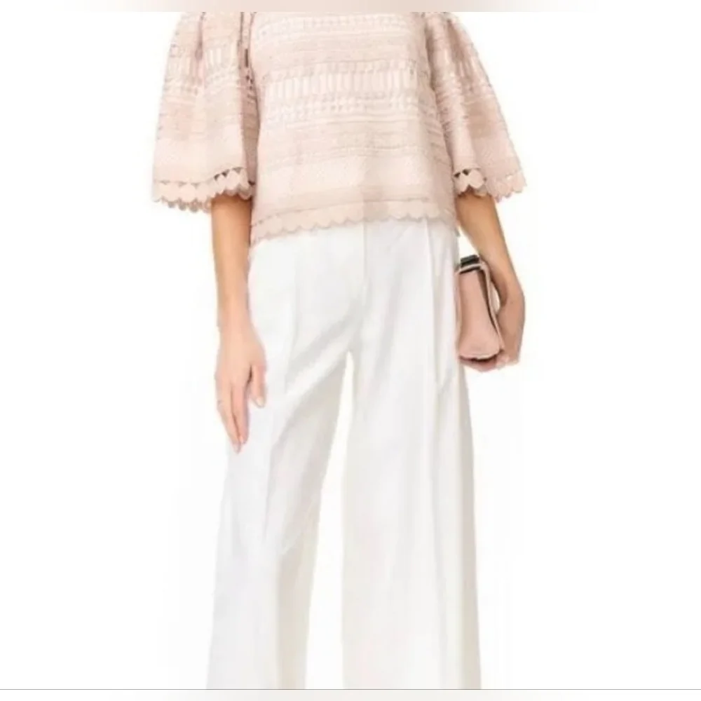 Alexis Women's  Beige Finn Off Shoulder Lace Top Small Whimsy - Picture 4 of 17